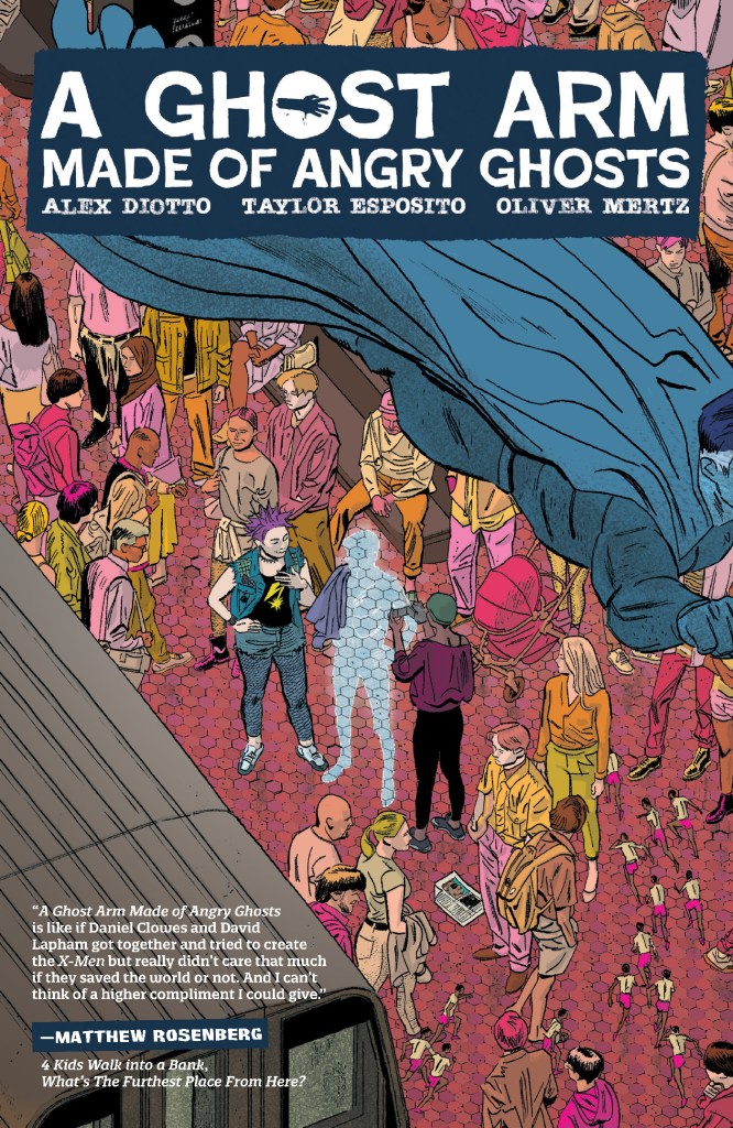 A GHOST ARM MADE OF ANGRY GHOSTS HC