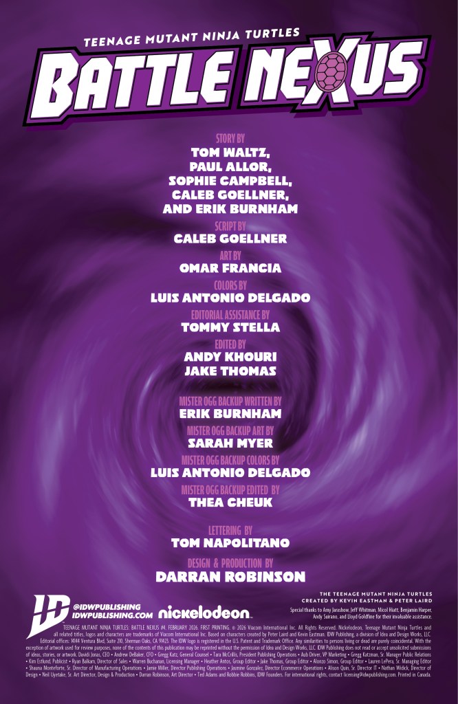 Teenage Mutant Ninja Turtles: Battle Nexus #4