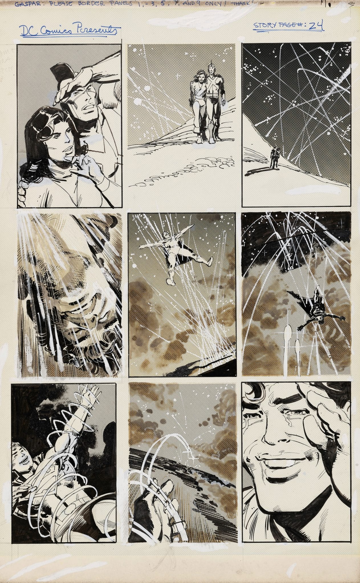 DC Comics Presents Dream Strange Superman 1985 penciled and inked by Klaus