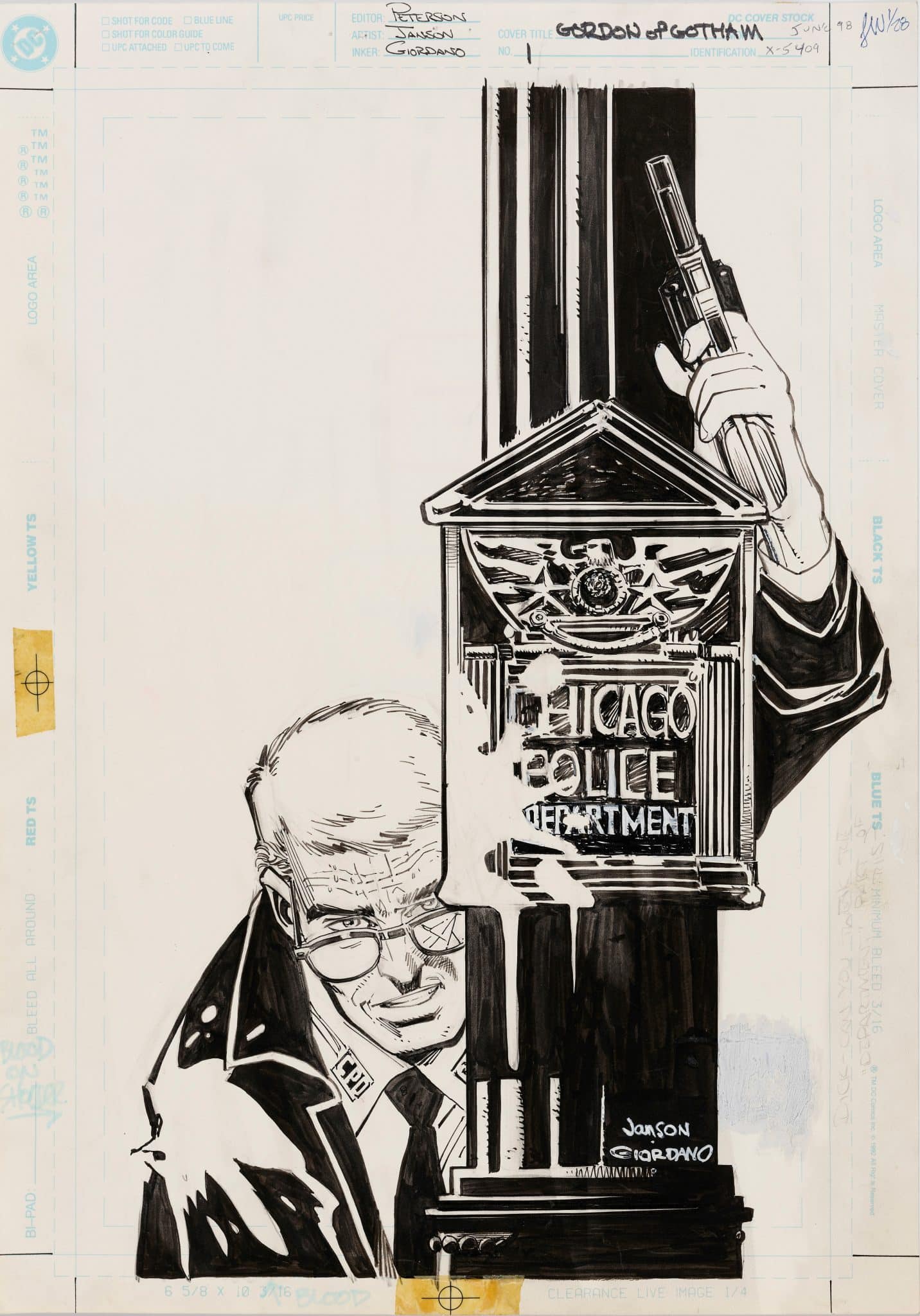 Gordon of Gotham 1998 penciled by Dick Giordano and inked by Klaus