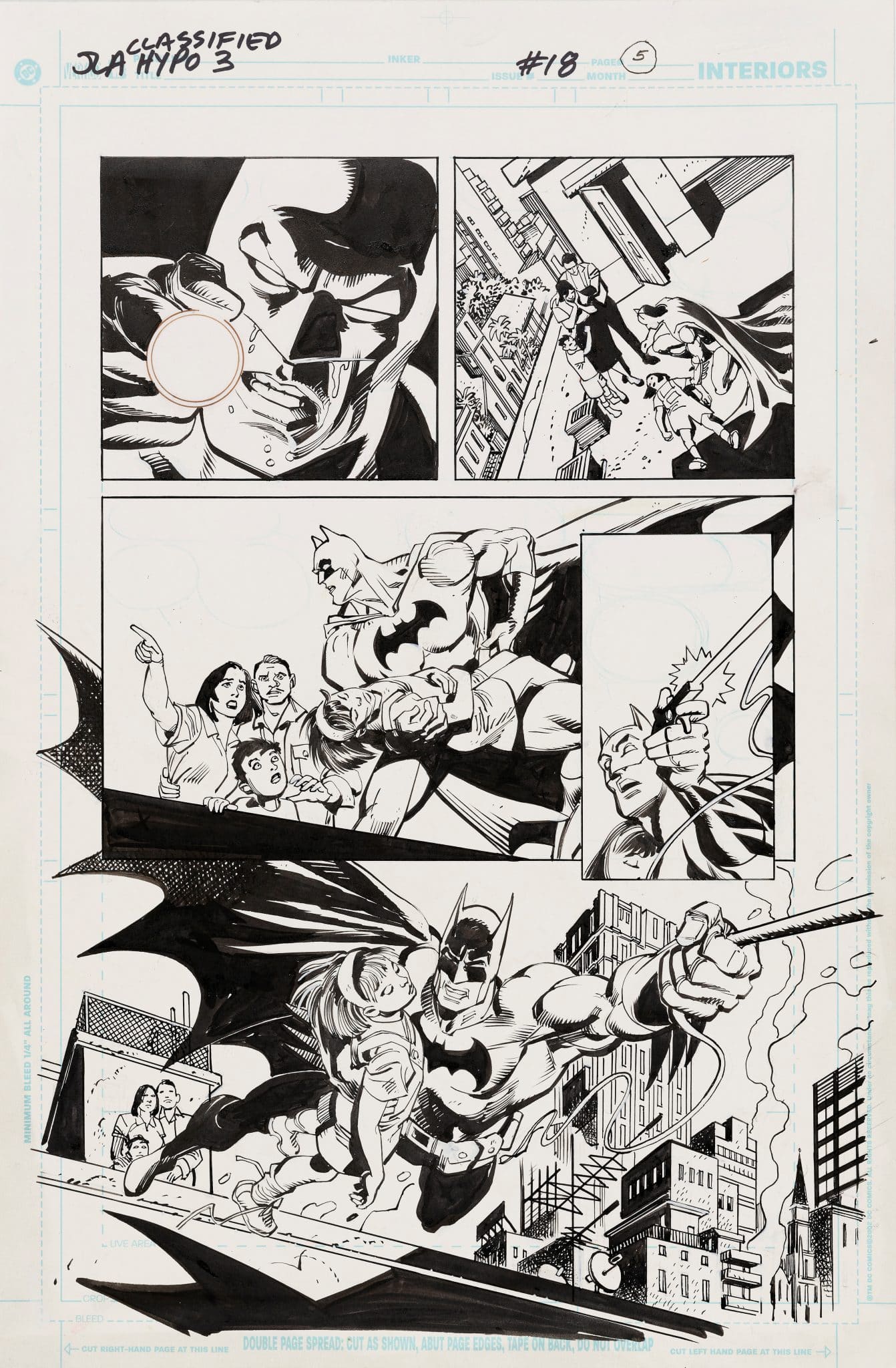 JLA 18 penciled by Jose Garcia Lopez and inked by Klaus