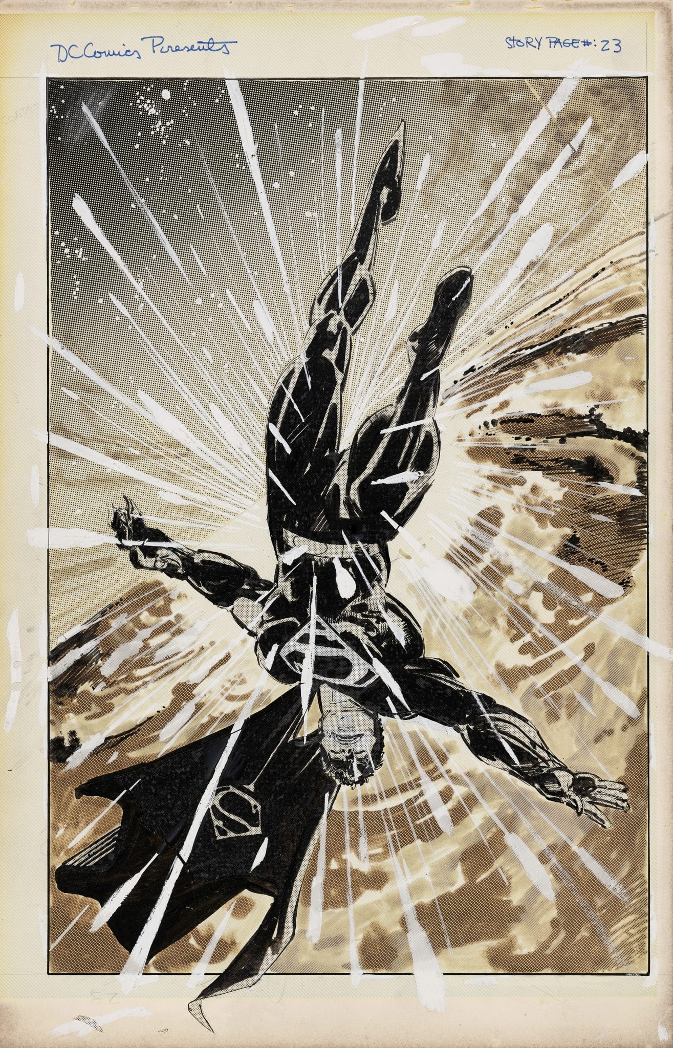 DC Comics Presents Dream Strange Superman 1985 penciled and inked by Klaus