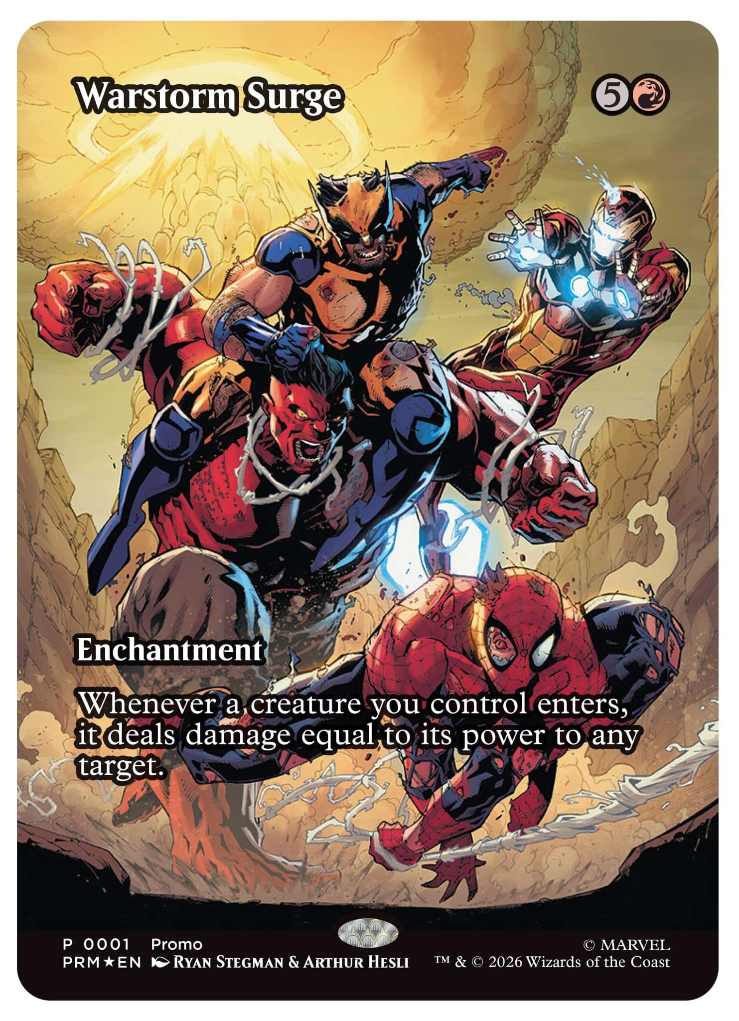 Avengers: Armageddon #1 Magic: The Gathering variant card