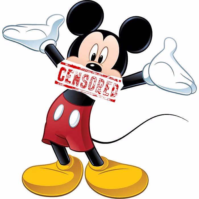 Mickey censored