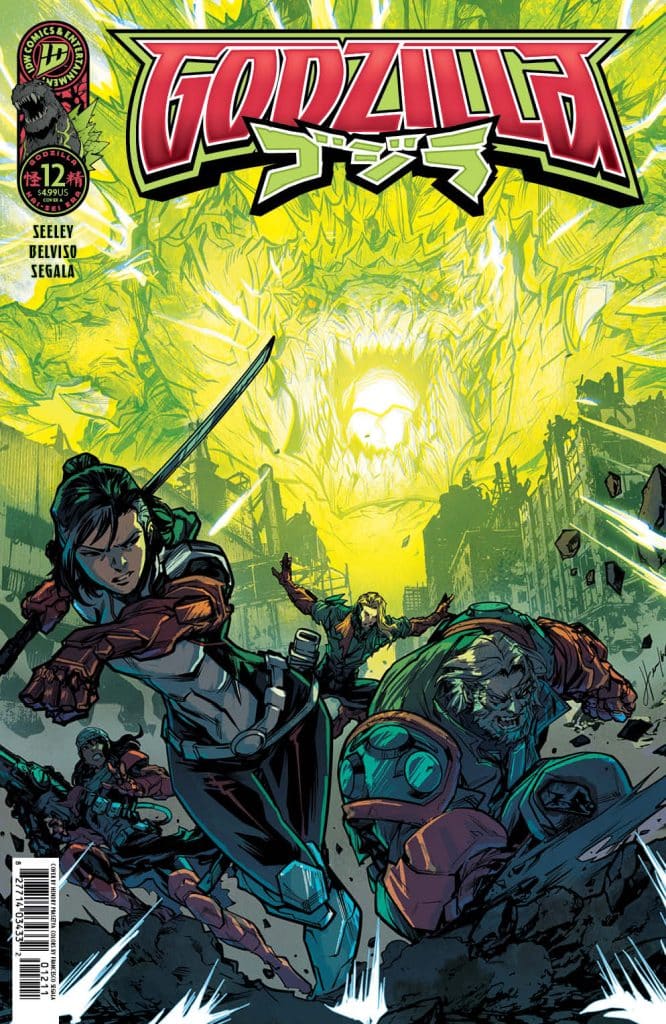 Godzilla #12

(W) Tim Seeley (A) Giada Belviso

Discover the truth about the girl with the power of Biollante as the second arc of the Godzilla ongoing series comes to a close!

The boy with the power of Godzilla, the girl with the power of Biollante... and a truth that will rattle G-Force to its core. Something rotten is happening at the center of this world, and Jacen is going to get to the bottom of it.
