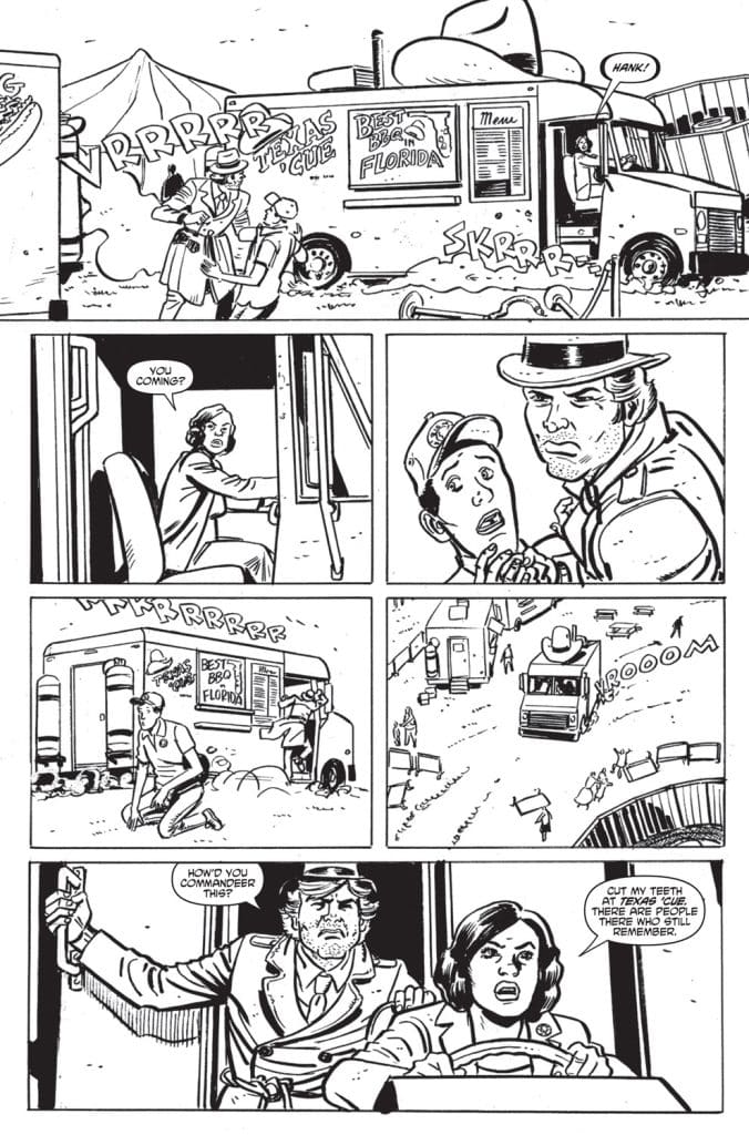 Get an early look at Hank Howard, Pizza Detective: The Fair Play #1, out August 5