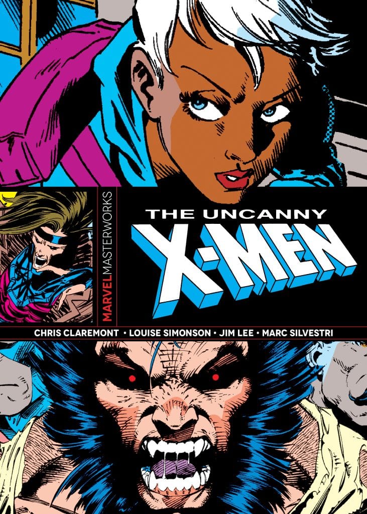 Cover art for 'The Uncanny X-Men' featuring a dramatic depiction of characters including a female with short blonde hair and a male character displaying fierce expression and claws, showcasing the comic's dynamic style.