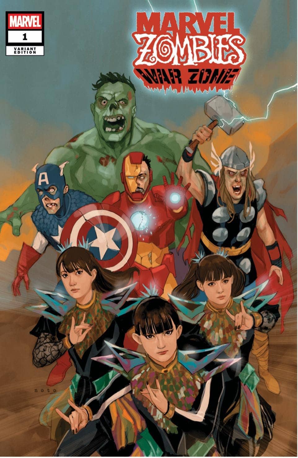 Marvel Zombies: War Zone #1 Babymetal variant cover