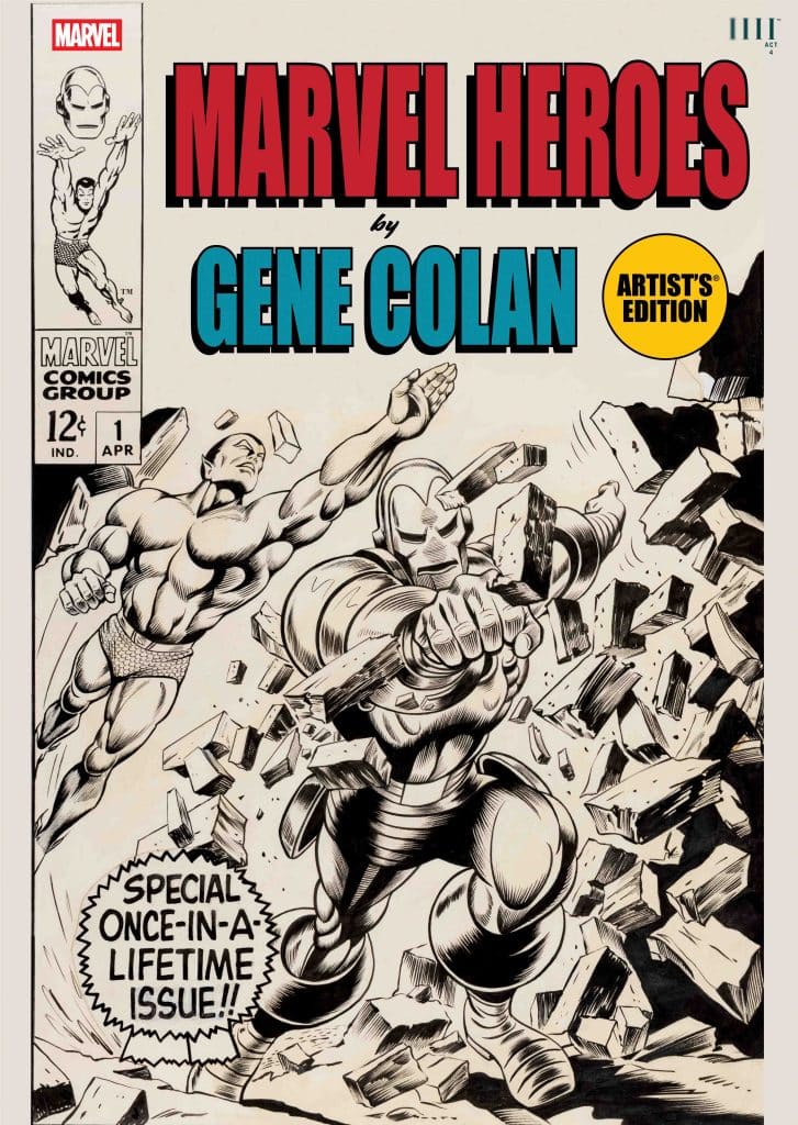 Cover of 'Marvel Heroes' comic by Gene Colan featuring illustrated superheroes breaking through debris with bold text indicating it is a special edition.