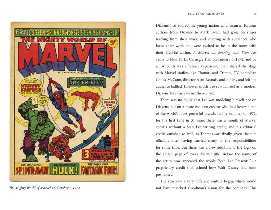 Cover of The Mighty World of Marvel #1 comic featuring Spider-Man, the Hulk, and the Thing in action poses with bold text announcing 'The World's Greatest Superheroes!'